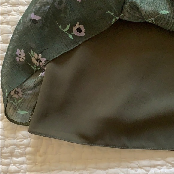 Miss Selfridge Floral Off-Shoulder Chiffon Dress - Picture 6 of 8